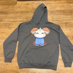 Jschlatt ram Gray pullover hoodie